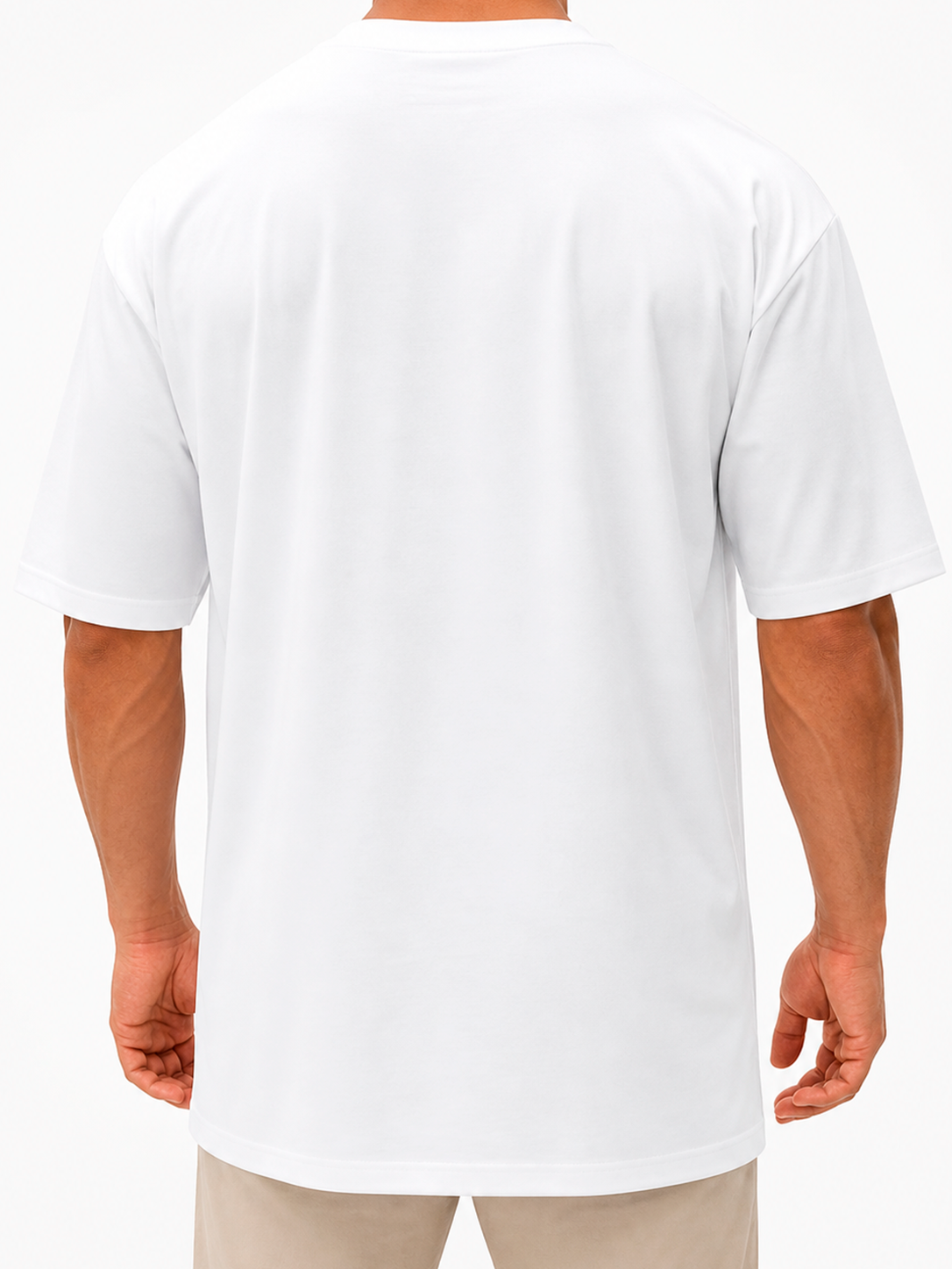Camiseta Oversized Lisa Streetwear - Branco