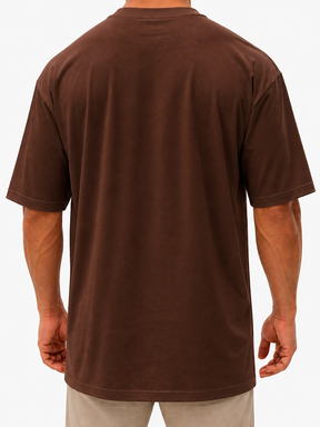 Camiseta Oversized Lisa Streetwear - Marrom