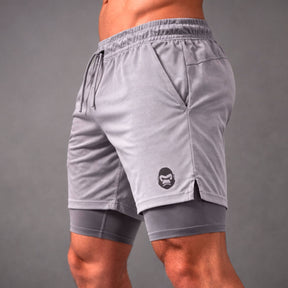 🔥 Leve 3 Pague 2 - Short DryFit Masculino com Compressão Bolso Interno