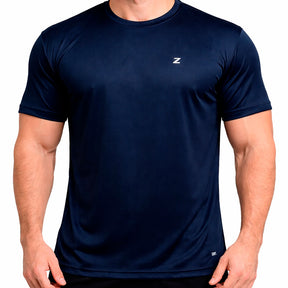 Camiseta Dynos DryFit com Ajuste ao Corpo e Tecido Respirável - Azul