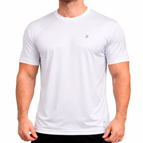 Camiseta Dynos DryFit com Ajuste ao Corpo e Tecido Respirável - Branca