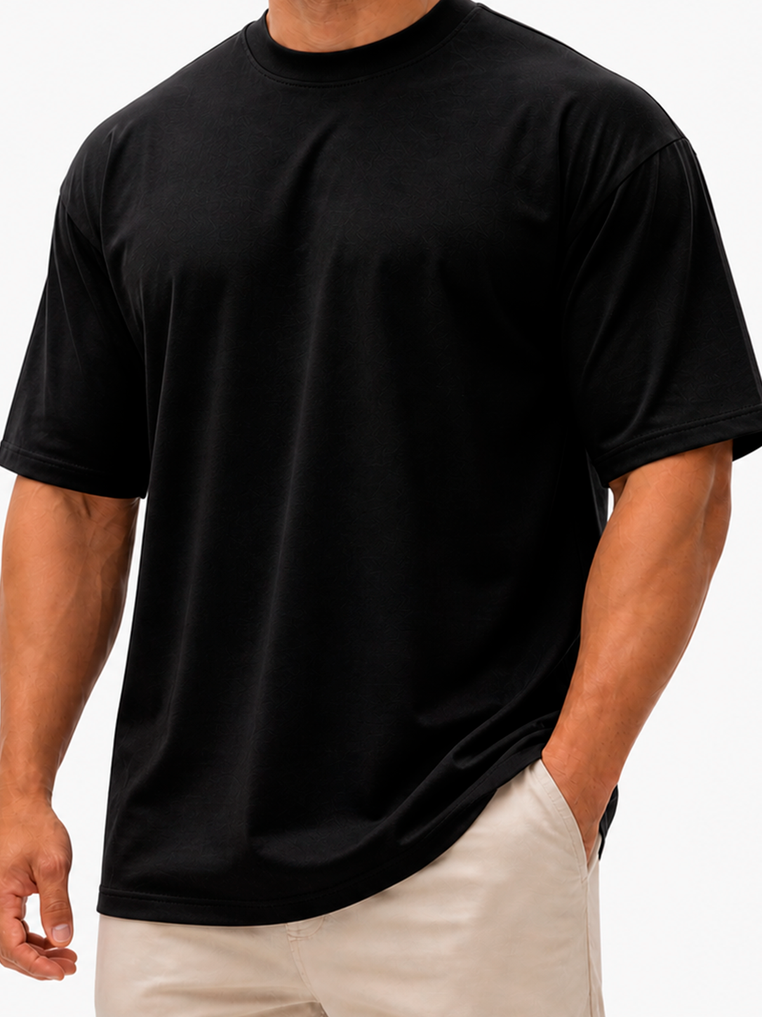 Camiseta Oversized Lisa Streetwear - Preto