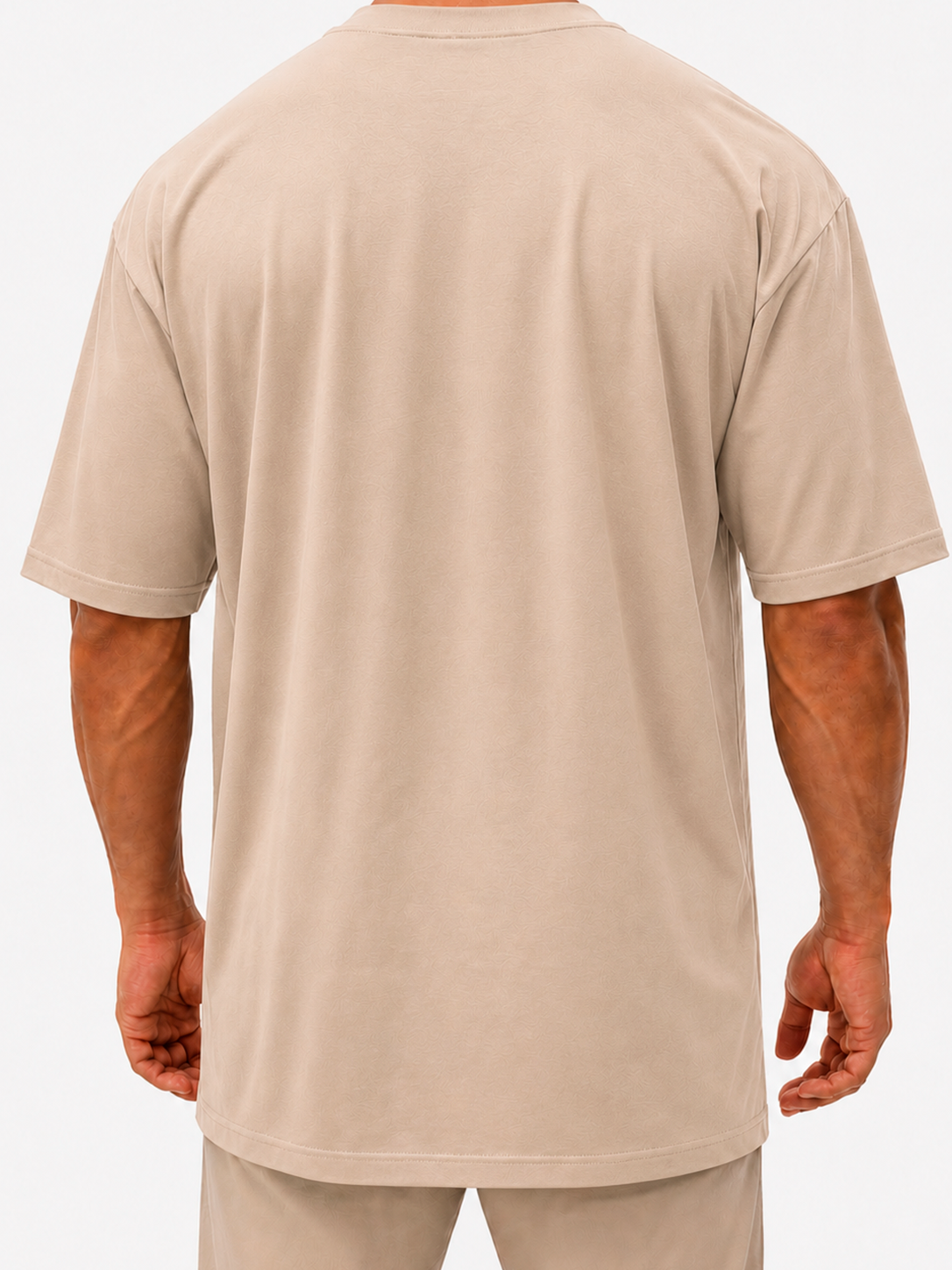 Camiseta Oversized Lisa Streetwear - Bege