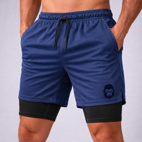 Short DryFit Dynos Masculino com Compressão Bolso Interno
